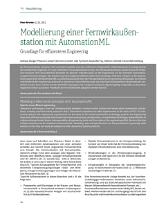 Modellierung einer Fernwirkaußenstation mit AutomationML