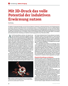 Mit 3D-Druck das volle Potential der induktiven Erwärmung nutzen
