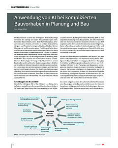 Anwendung von KI bei komplizierten Bauvorhaben in Planung und Bau