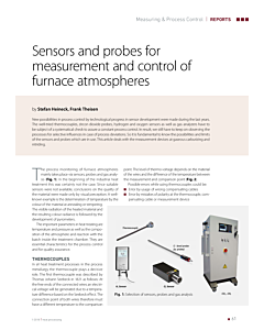 Sensors and probes for measurement and control of furnace atmospheres