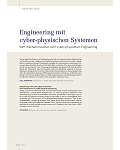 Engineering mit cyber-physischen Systemen