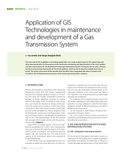 Application of GIS Technologies in maintenance and development of a Gas Transmission System