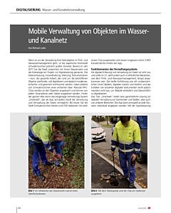 Mobile Verwaltung von Objekten im Wasser-und Kanalnetz