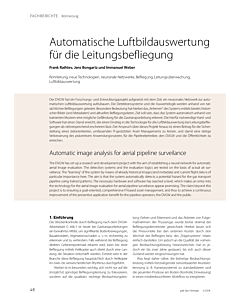 Automatische Luftbildauswertung für die Leitungsbefliegung