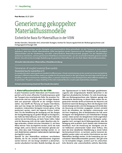 Generierung gekoppelter Materialflussmodelle