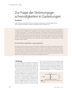 Gasbeschaffenheiten in Deutschland: Was zum Wobbe-Index noch gesagt werden sollte