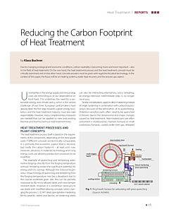 Reducing the Carbon Footprint of Heat Treatment