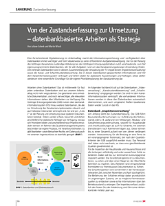 Von der Zustandserfassung zur Umsetzung – datenbankbasiertes Arbeiten als Strategie