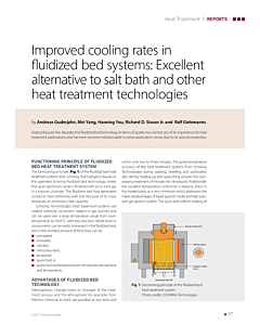 Improved cooling rates in fluidized bed systems: Excellent alternative to salt bath and other heat treatment technologies