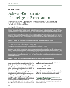 Software-Komponenten für intelligente Prozessknoten