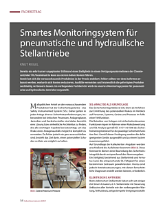 Smartes Monitoringsystem für pneumatische und hydraulische Stellantriebe