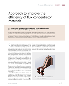 Approach to improve the efficiency of flux concentrator materials