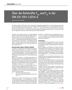 Über die Rohrkräfte FR0 und FRI in der DIN EN 1591-1:2014-4