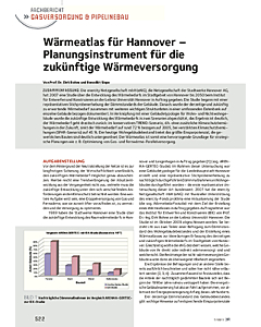 Wärmeatlas für Hannover - Planungsinstrument für die zukünftige Wärmeversorgung