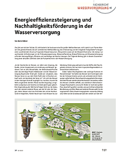 Energieeffizienzsteigerung und Nachhaltigkeitsförderung in der Wasserversorgung