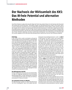 Der Nachweis der Wirksamkeit des KKS: Das IR-freie Potential und alternative Methoden