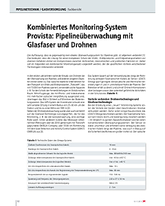 Kombiniertes Monitoring-System Provista: Pipelineüberwachung mit Glasfaser und Drohnen