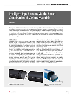 Intelligent Pipe Systems via the Smart Combination of Various Materials