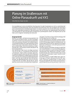 Planung im Straßenraum mit Online-Planauskunft und KKS