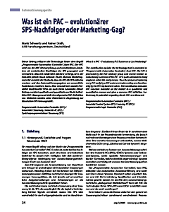 Was ist ein PAC - evolutionärer SPS-Nachfolger oder Marketing-Gag?