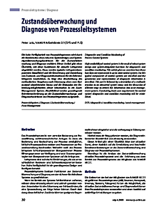 Zustandsüberwachung und Diagnose von Prozessleitsystemen