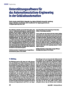 Unterstützungssoftware für das Automationsstations-Engineering in der Gebäudeautomation