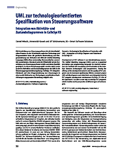 UML zur technologieorientierten Spezifikation von Steuerungssoftware