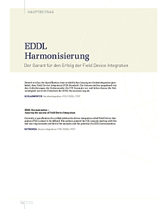 EDDL Harmonisierung