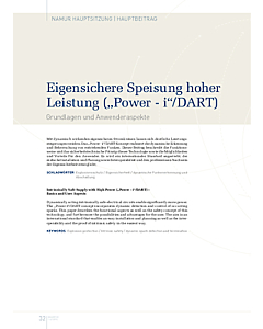 Eigensichere Speisung bei hoher Leistung ("Power - i"/DART)