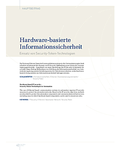 Hardware-basierte Informationssicherheit