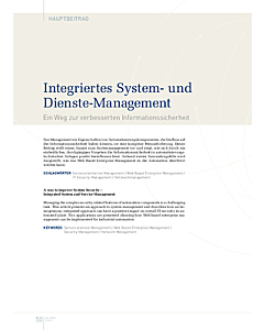 Integriertes System- und Dienste-Management