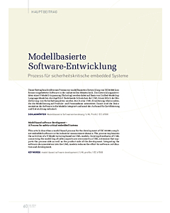 Modellbasierte Software-Entwicklung