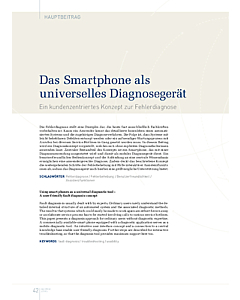 Das Smartphone als universelles Diagnosegerät