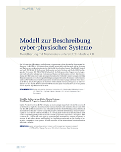 Modell zur Beschreibung cyber-physischer Systeme