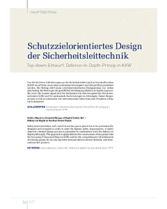 Schutzzielorientiertes Design der Sicherheitsleittechnik