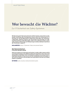 Wer bewacht die Wächter?