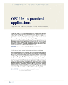 OPC UA in practical applications