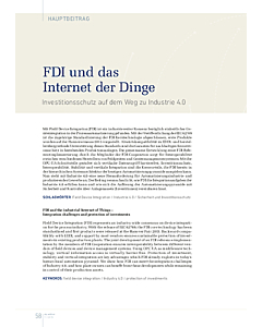 FDI und das Internet der Dinge