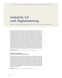 Industrie 4.0 und Digitalisierung