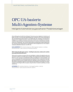 OPC UA-basierte Multi-Agenten-Systeme