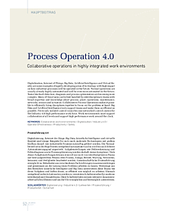 Process Operation 4.0