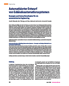 Automatisierter Entwurf von Gebäudeautomationssystemen