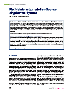 Flexible internetbasierte Ferndia gnose eingebetteter Systeme