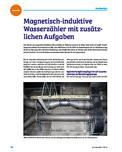 Magnetisch-induktive Wasserzähler mit zusätzlichen Aufgaben