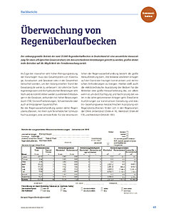 Überwachung von Regenüberlaufbecken