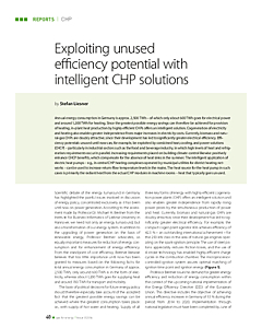 Exploiting unused efficiency potential with intelligent CHP solutions