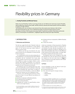 Flexibility prices in Germany