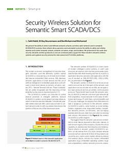 Security Wireless Solution for Semantic Smart SCADA/DCS