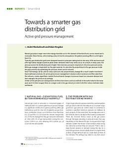 Towards a smarter gas distribution grid
