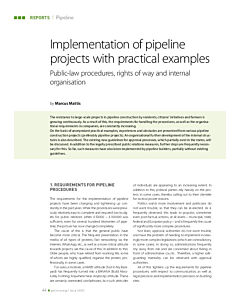 Implementation of pipeline projects with practical examples